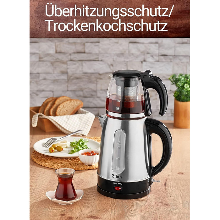 Чайник 2200 Вт Захист від перегріву 100 без BPA Захисне скло Фільтр від накипу Чайник Водоочисник Чайник Чайник Чайник зі скла та нержавіючої сталі