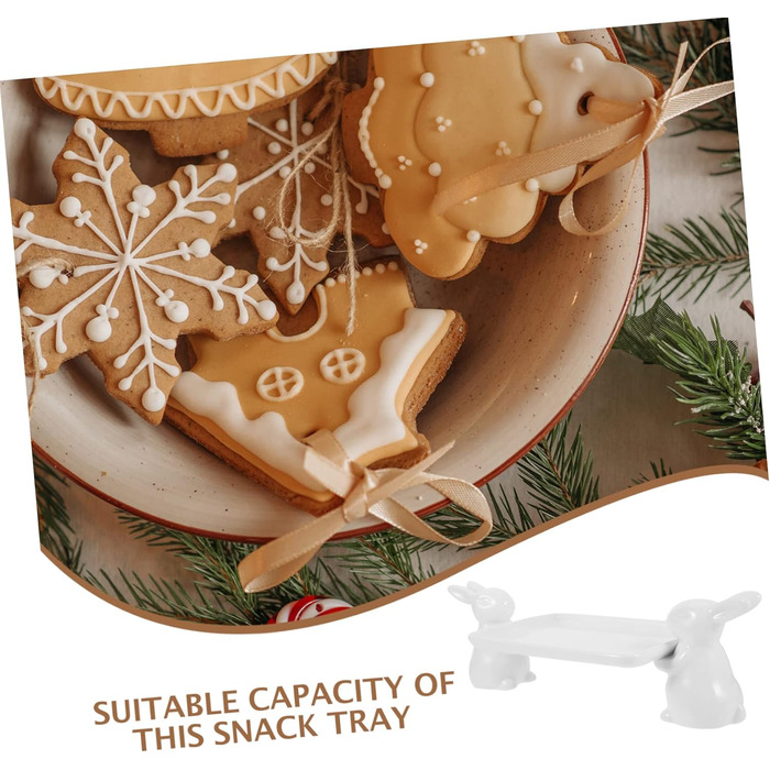 Керамічна сервірувальна таця 31 х 10 см Hohopeti