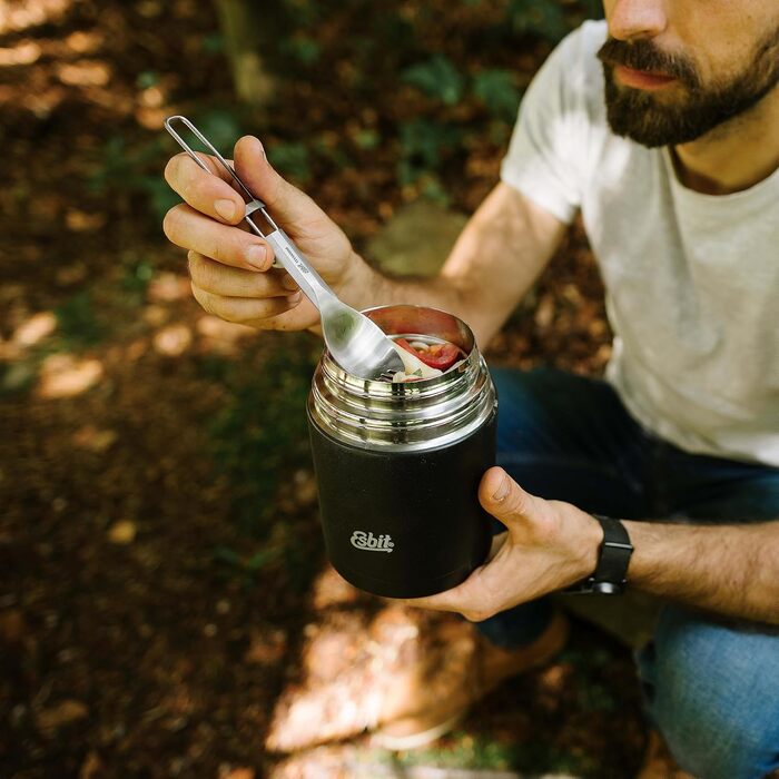 Сложная титановая ложка-вилка 2-в-1 Esbit