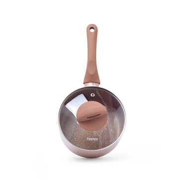 Ковш Fissman LATTE со стеклянной крышкой (4957)
