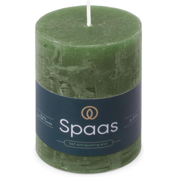 Свічка, темно-зелена Spaas Rustic Pillar