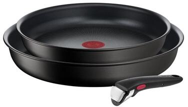 Tefal Ingenio Unlimited набор посуды, сменная ручка, 3 штуки, алюминий, бакелит, черный