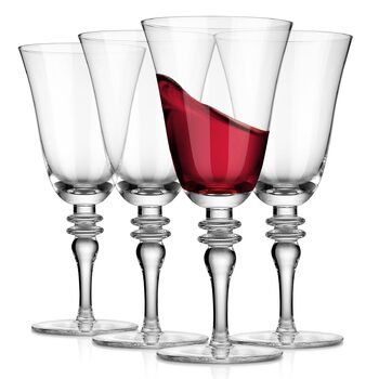 Елегантні келихи у вінтажному стилі 4 шт 420 мл Royalrose