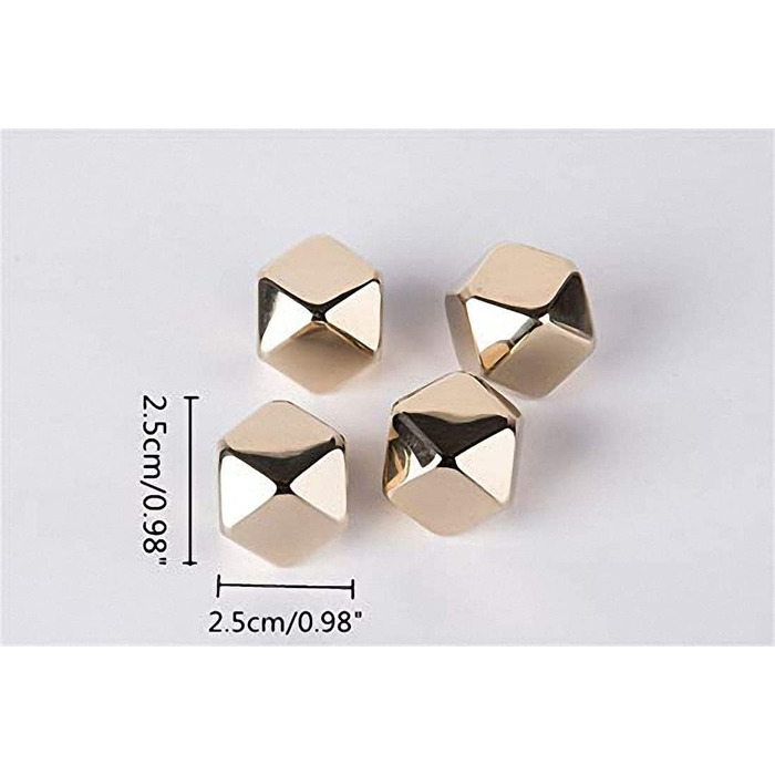 Набір охолоджувальних каменів для віскі з нержавіючої сталі у формі ромбів Ulalaza