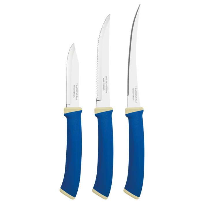Набір ножів TRAMONTINA FELICE blue, 3 предмети (6852762)