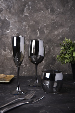 Набор бокалов Luminarc Delice Graphite, 6х160 мл (6995351)