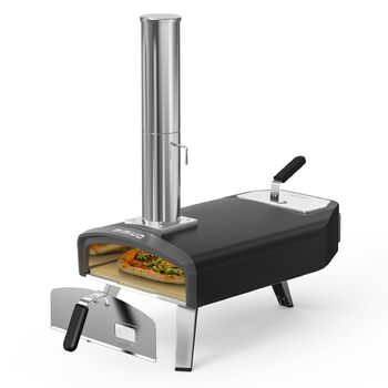 Портативна піч для піци з квадратним каменем 33 см Mimiuo