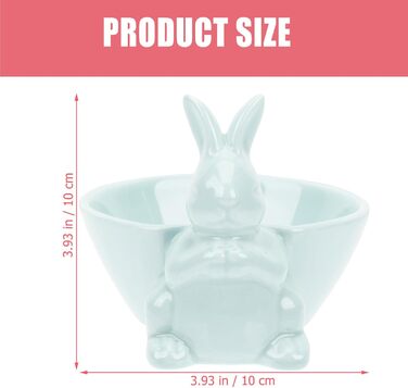 Керамическая миска в форме пасхального зайчика WRITWAA