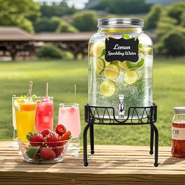 Стеклянные диспенсеры для напитков 7,6 л DHSBTLS