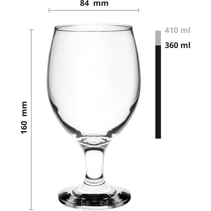 Набір склянок для пива 6 х 360 мл Glasmark KROSNO 1992