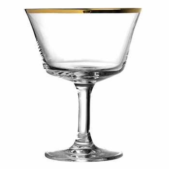 Келих для коктейлю 200 мл, Retro Gold Rim Fizz, Urbanbar (Урбанбар)