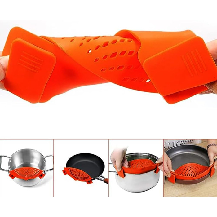 Силіконове ситечко із застібкою katmerio