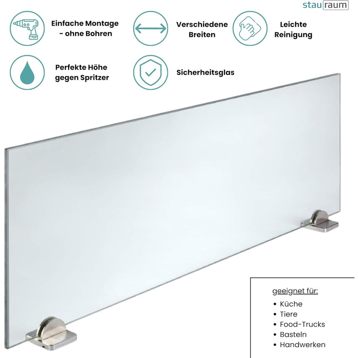 Защита экрана от брызг для варочной поверхности stauraum