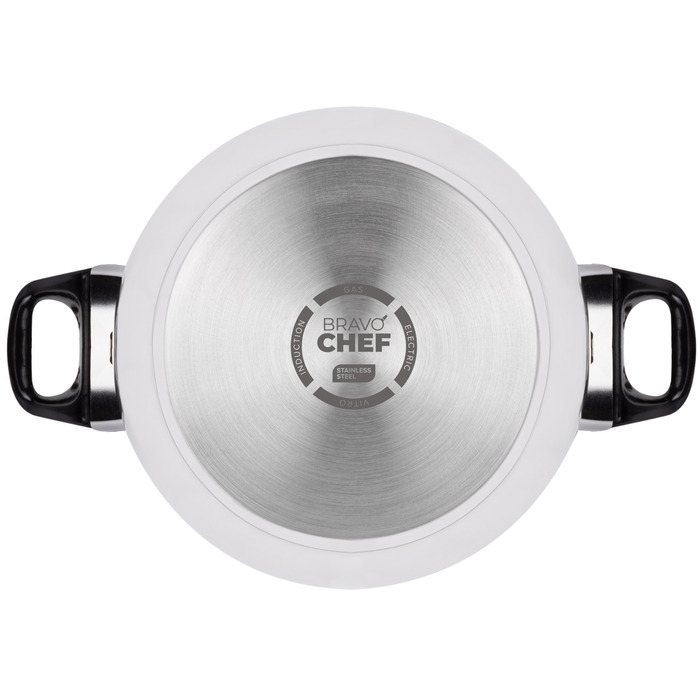 Кастрюля Bravo Chef 18 см (1.6 л) с бакелитовыми ручками (6811077)