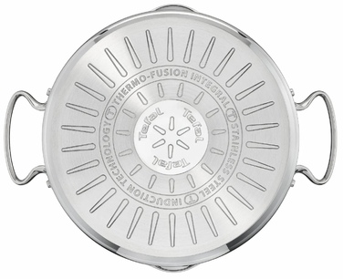 Tefal Каструля DUETTO+, 1.5л, з кришкою, нержавюча сталь, скло