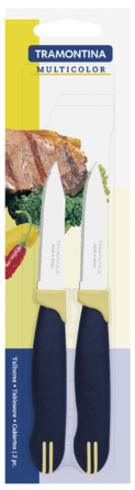 Набор ножей для овощей TRAMONTINA MULTICOLOR, 76 мм, 2 шт. (6610920)
