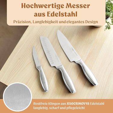 Набор профессиональных ножей 9 предметов Edelhaus