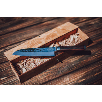 Нож из дамасской стали Santoku professional GRILLI, 17см 77728 Код: 005621
