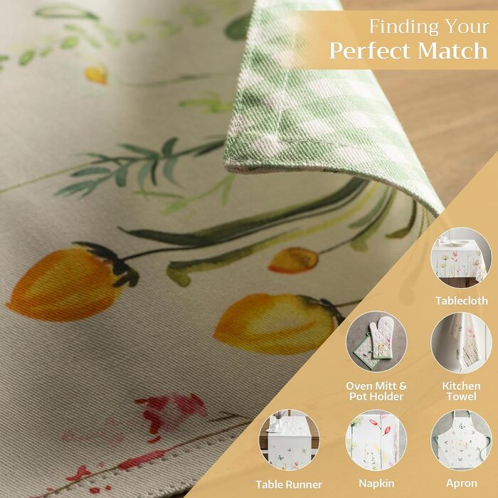 Бавовняні підставки для тарілок 4 шт 33 х 48 см Maison d' Hermine