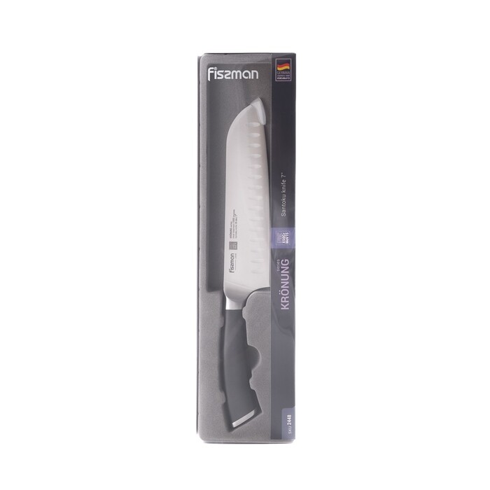 Ніж сантоку Fissman KRONUNG 18 см X50CrMoV15 сталь (2448)