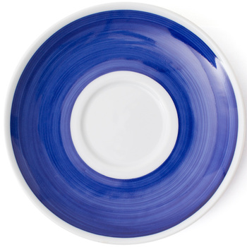 34421 Блюдце caffe latte 16,7 см Blue для серій 'Verona/Torino/Roma Millecolori Hand Painted'
