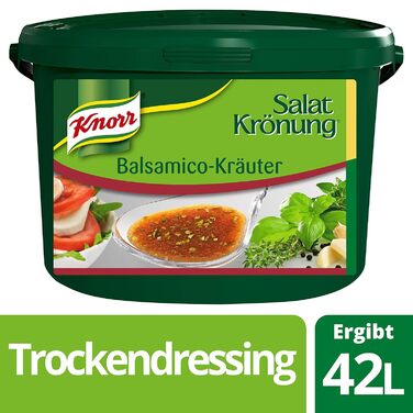 Заправка для салату Knorr Art (Легко готується, універсальна заправка для салату) 1 упаковка (1 x 1 кг) (Бальзамічний оцет, 5 кг (1 упаковка))