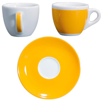 33011-002021CA VR Чашка espresso 75 мл з блюдцем 12 см Yellow серія 'Verona Millecolori Decal Print'