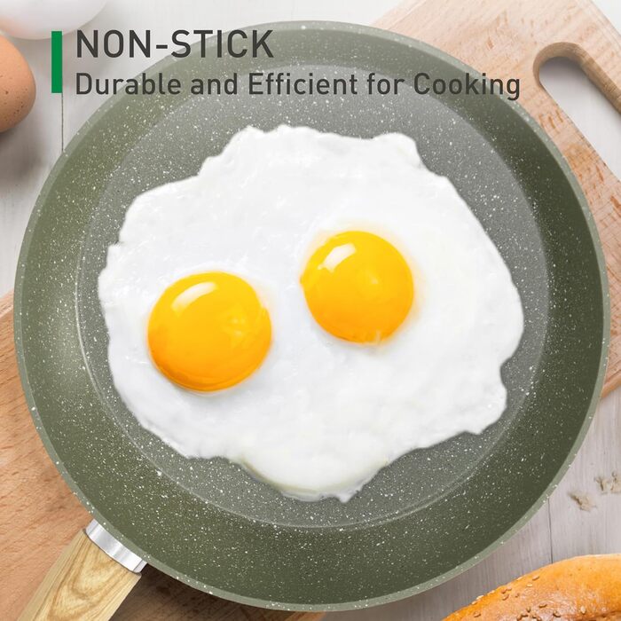 Набір кухонного посуду, 17 предметів, зелений Kitchen Academy