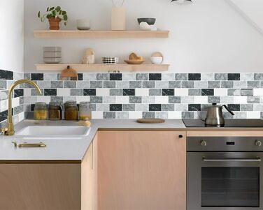 Мозаїчна наклейки на стіну 30,5 х 30,5 см 10 шт DEWOO