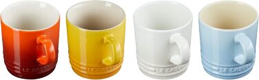 Набор из 4 кружек 350 мл, разноцветный Elements Le Creuset