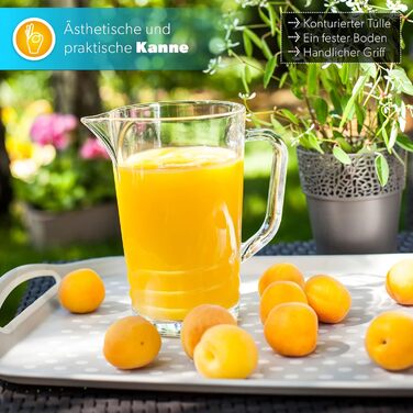 Скляний графин 1,23 л KADAX