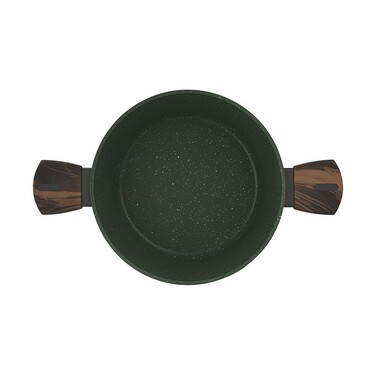Кастрюля Fissman 24x12 см/4,6 л CUISINE со стеклянной крышкой алюминий с антипригарным покрытием (14593)