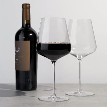 Набор бокалов для вина из 6 предметов, универсальные бокалы, хрустальное стекло, 550 мл, Definition, 1350101 (бокалы Bordaux 750 мл)
