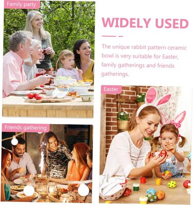 Керамічна миска з малюнком кролика 450 мл Abaodam