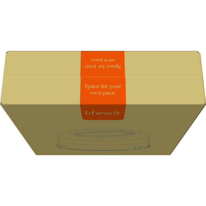 Контейнер для торта 27 см з кришкою та ручкою, білий Lifewit