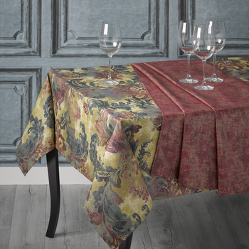 Скатертина Atenas Home Textile Mimasaka Grana, бавовна з покриттям, 150 x 300 см