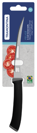 Нож для томатов Tramontina Felice black, 123 мм (7081466)