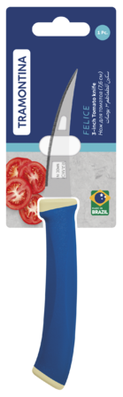Нож для томатов Tramontina Felice blue, 76 мм (7081465)