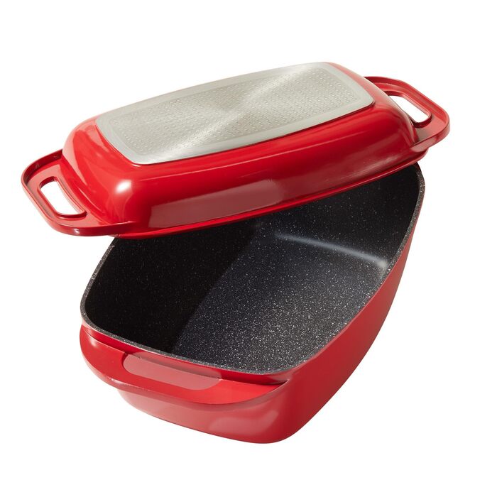 Жаровня с крышкой 43 x 26 см 8,4л STONELINE