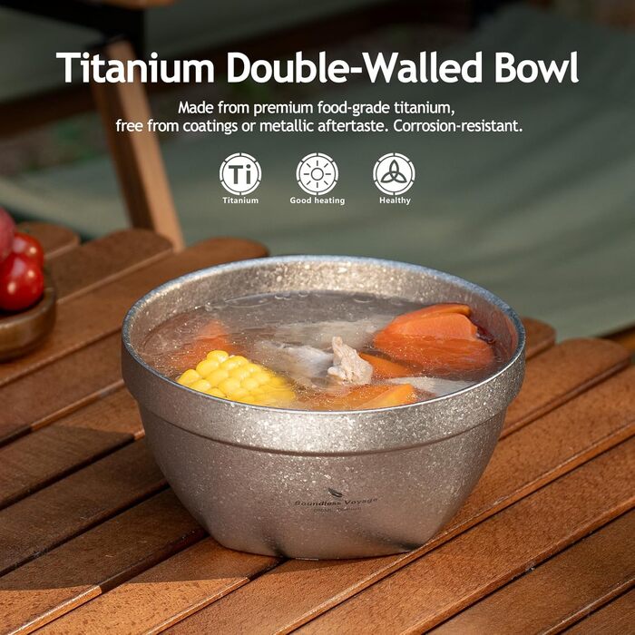 Титановая миска 800 мл Boundless Voyage