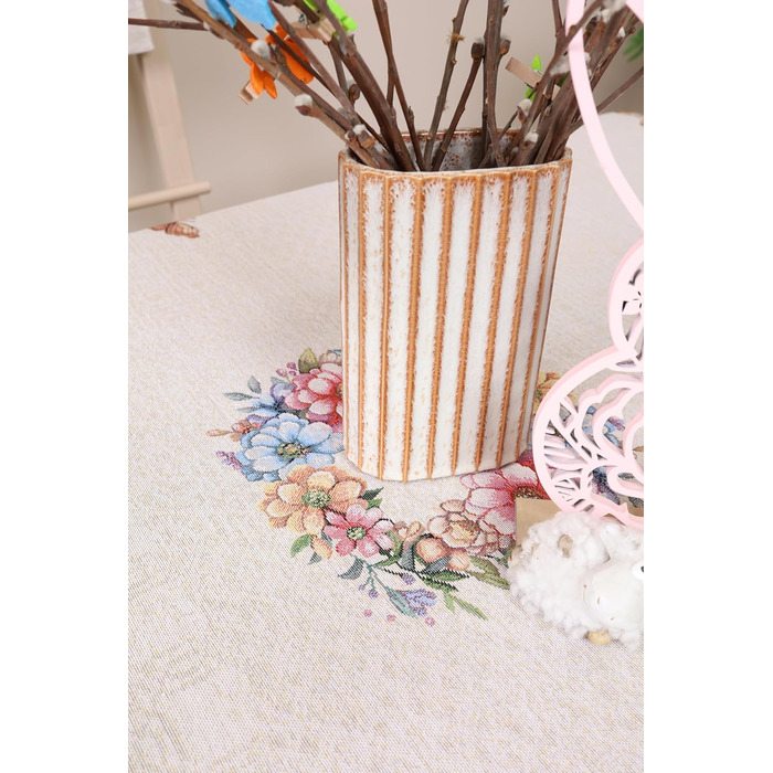 Скатертина 140 х 240 см "Пасхальні яйця" textile idea