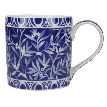 Кухоль для чаю CreativeTops Floral Geo Navy Cole Collection, фарфор, 450 мл