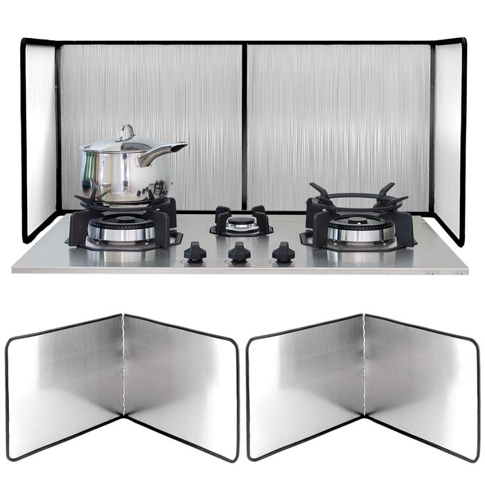 Комплект из 2 кухонных брызгозащитных экранов 40 x 30 x 30 см YAYODS