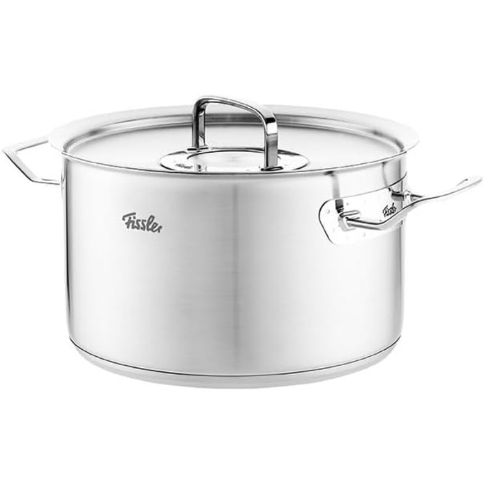 Каструля Fissler Original-Profi Collection/Нержавіюча сталь (Ø 4 л) Каструлі з металевою кришкою, внутрішня вага, Зроблено в Німеччині - Індукційна (6,3 літра)
