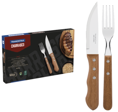 Набір приборів для гриля Tramontina Barbecue, 12 предметів (6584598)