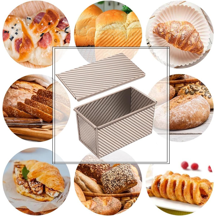 Форма для випікання хліба 1000 г з кришкою, 35x14x12 см Lonely high heels