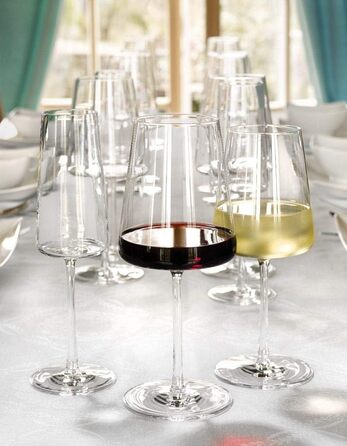 Весільний набір келихів для шампанського, червоного та білого вина, 18 предметів, Power Stölzle Lausitz