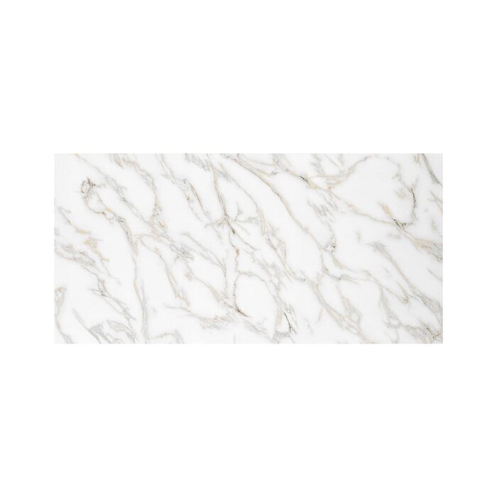 Стінові панелі IZODEKOR під мармур 60x120 см Панель для кухонного фартуха ПВХ-облицювання стін для кухні, ванної кімнати Бризкозахисний екран для кухні Водонепроникний та термостійкий ( панель, Calacada)