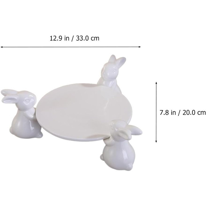 Порцелянова тарілка для подачі 33 см DOITOOL