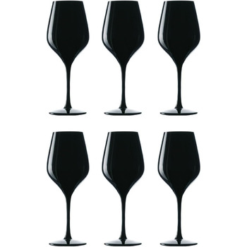 Набір келихів для сліпої дегустації вина 350 мл, 6 предметів, чорні Exquisite Stölzle Lausitz
